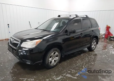2014 Subaru Forester 2.5I z USA, uszkodzony, nr VIN JF2SJAAC5EG447007